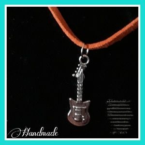 Guitar Charm Necklace